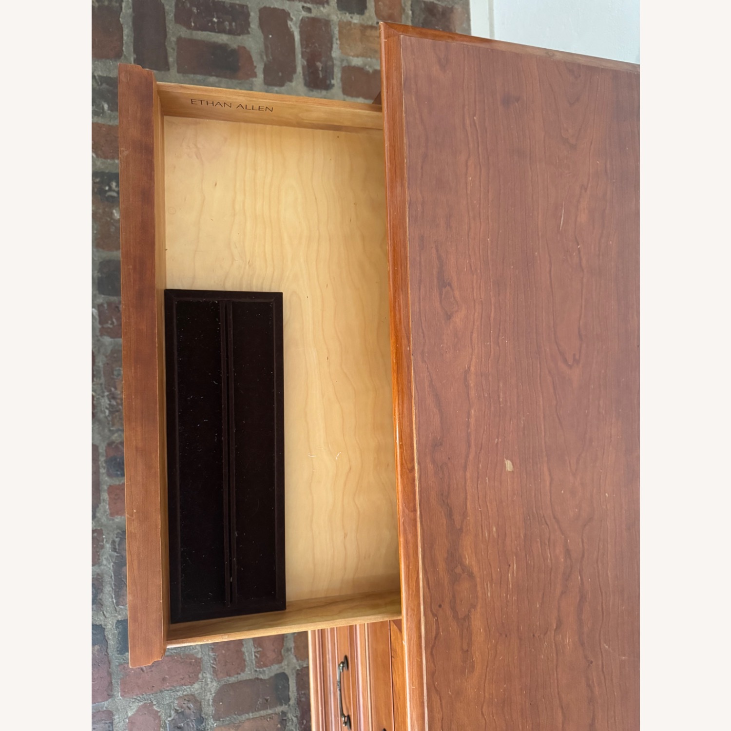 Ethan Allen Georgian Cherry Wood Dresser - image-10