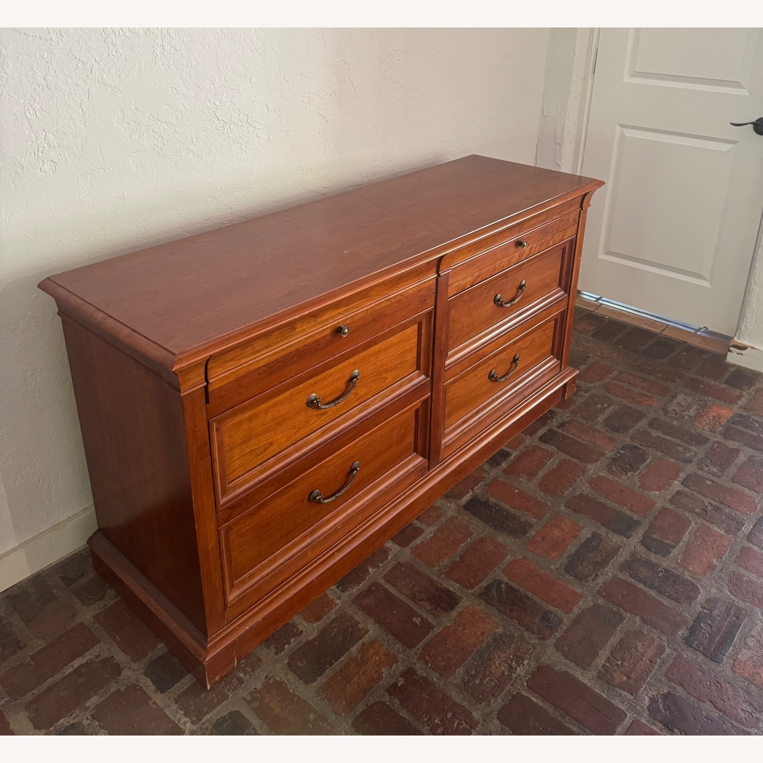 Ethan Allen Georgian Cherry Wood Dresser - image-2