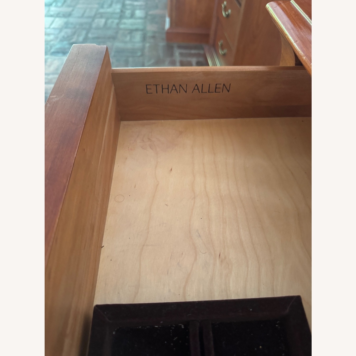 Ethan Allen Georgian Cherry Wood Dresser - image-19