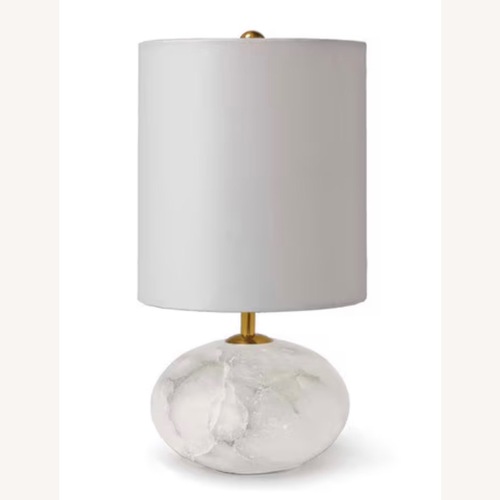 Used Regina Andrew Alabaster Mini Orb Lamp for sale on AptDeco