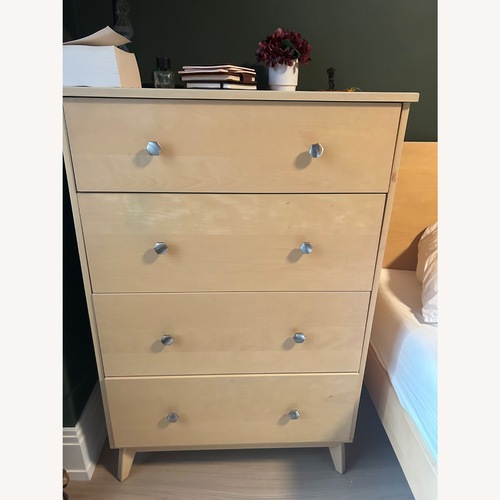 Used Pottery Barn Teen Keaton Natural Wood Dresser for sale on AptDeco