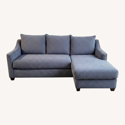 Used Blue Fabric Chaise Lounge for sale on AptDeco
