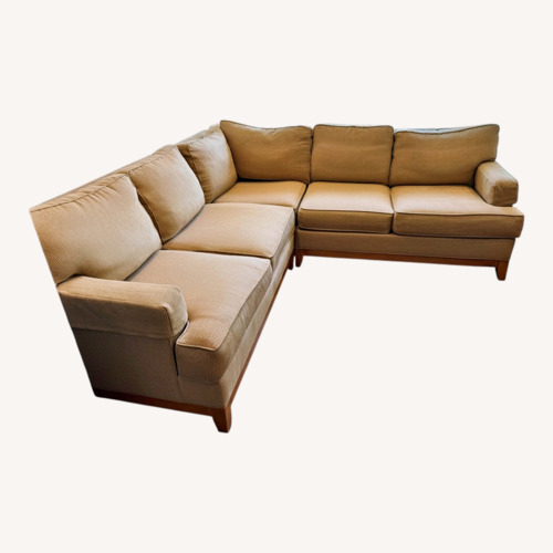 Used Ethan Allen Natural Fabric 3+ Seater Sofa for sale on AptDeco
