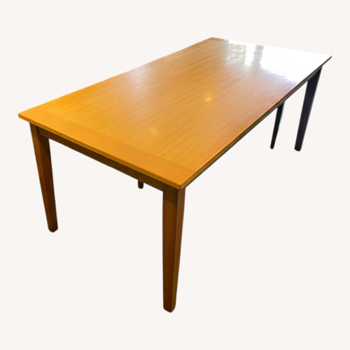 Used Fortunoff Light Brown Dining Table for sale on AptDeco