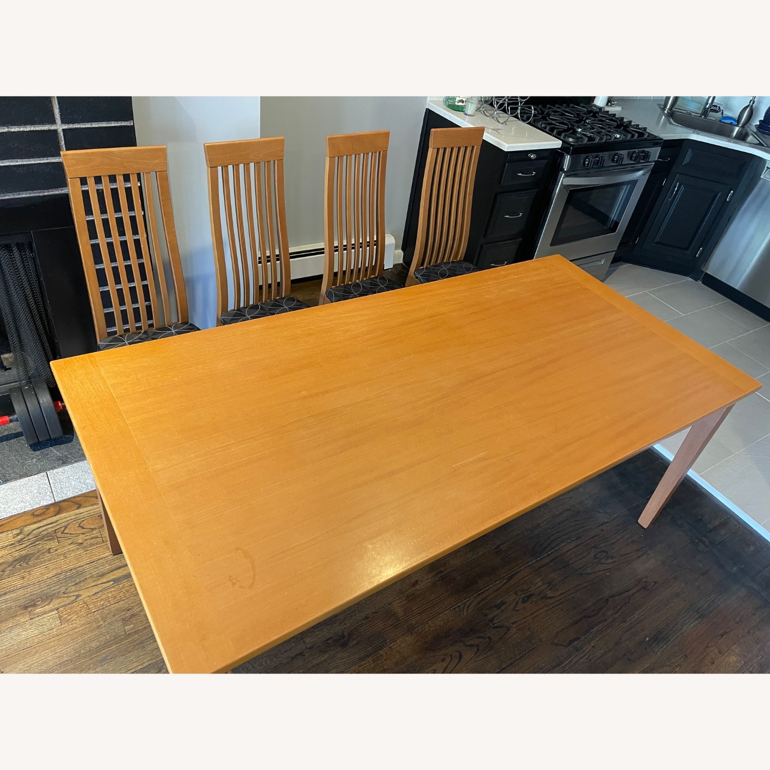Fortunoff Light Brown Dining Table - image-3