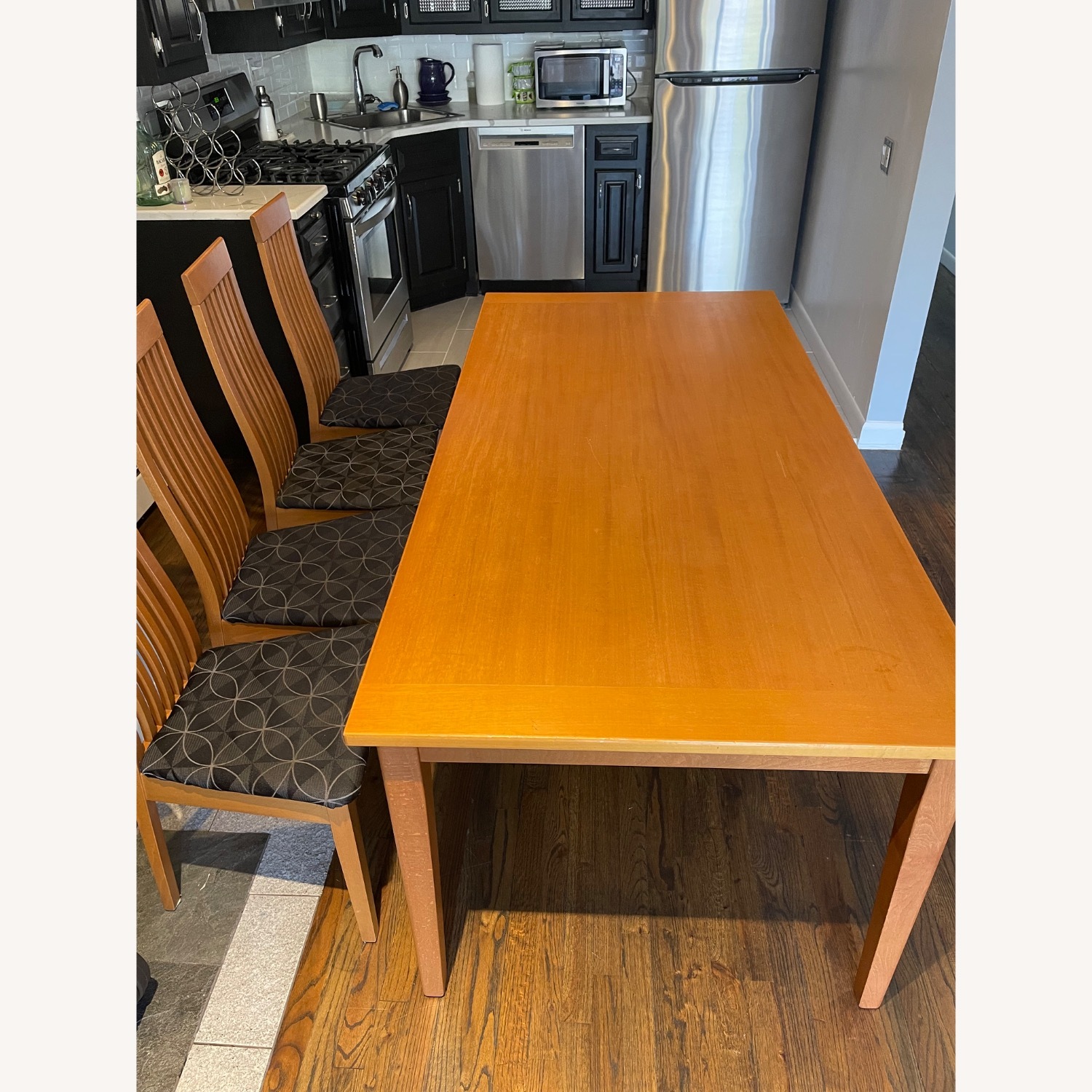 Fortunoff Light Brown Dining Table - image-2