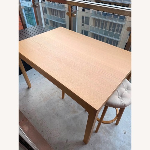 Used IKEA Tonstad Expandable Wood Dining Table for sale on AptDeco