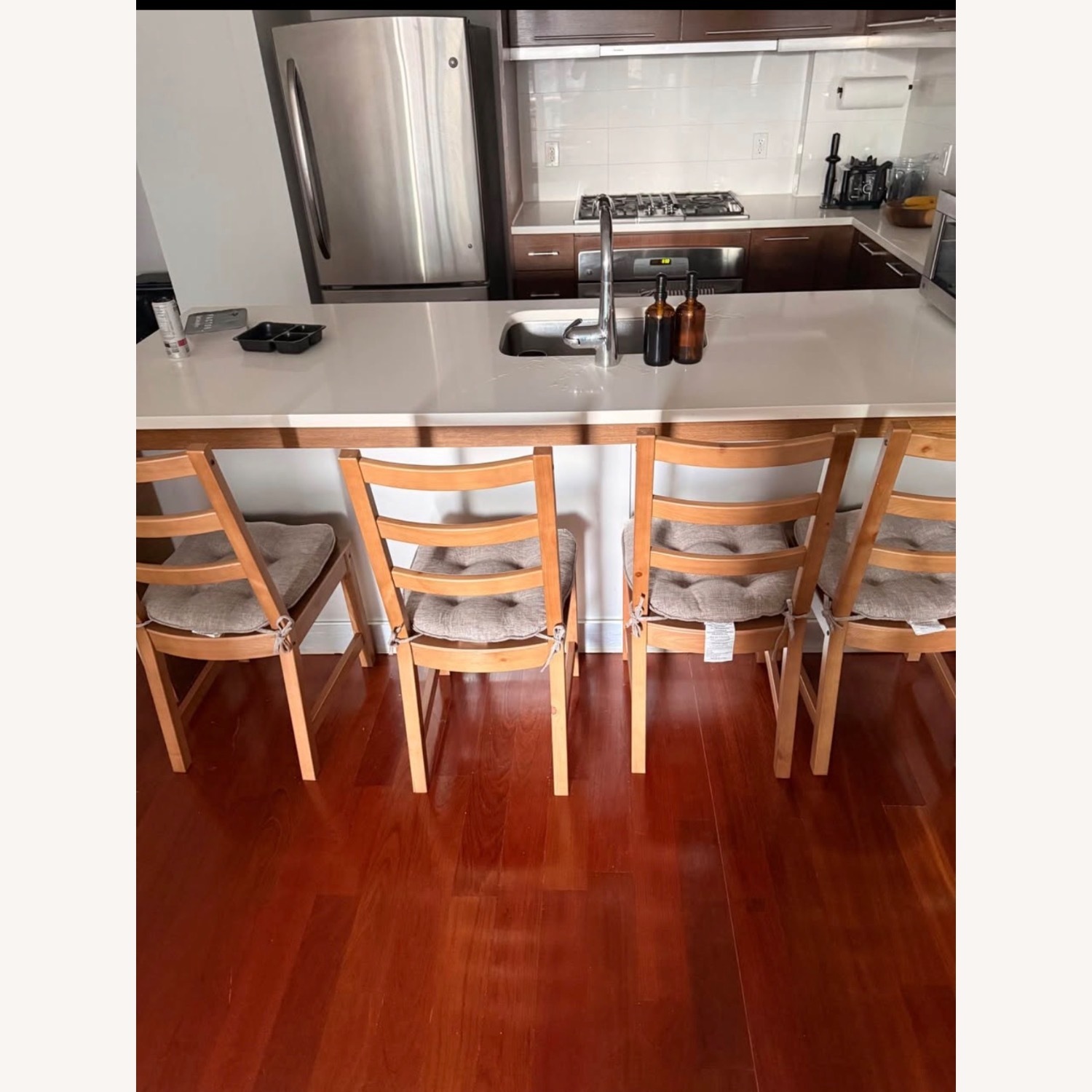 IKEA Tonstad Expandable Wood Dining Table - image-2