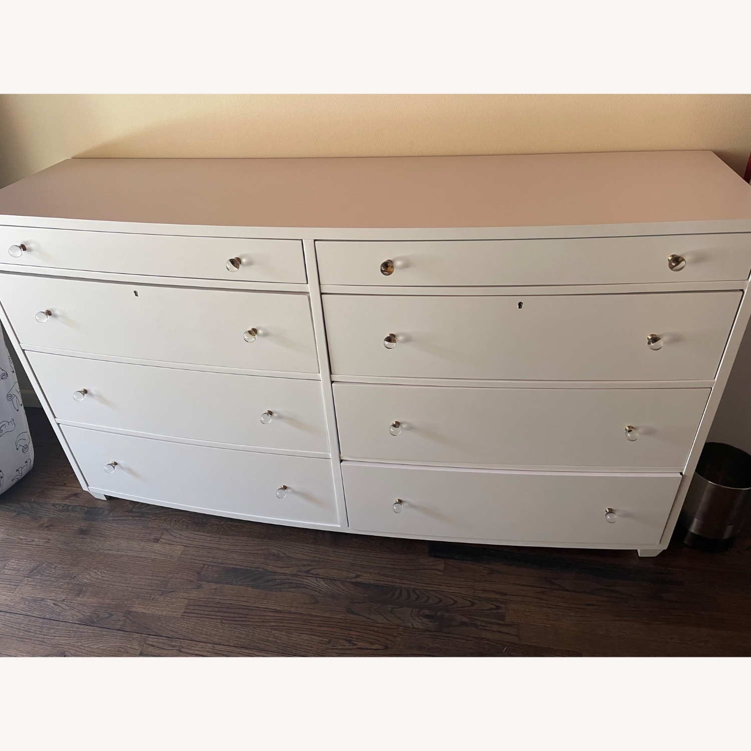 Stanley Furniture White Wood Dresser - image-2