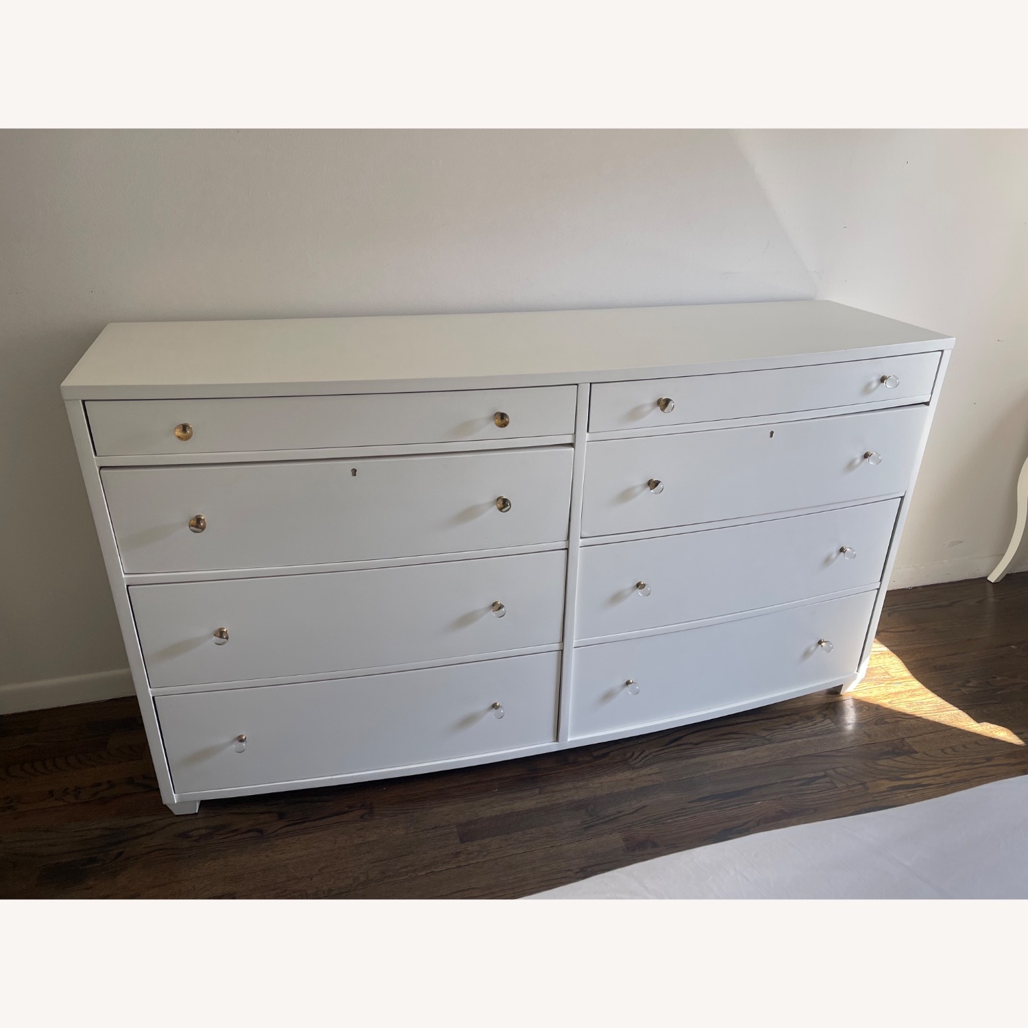 Stanley Furniture White Wood Dresser - image-1