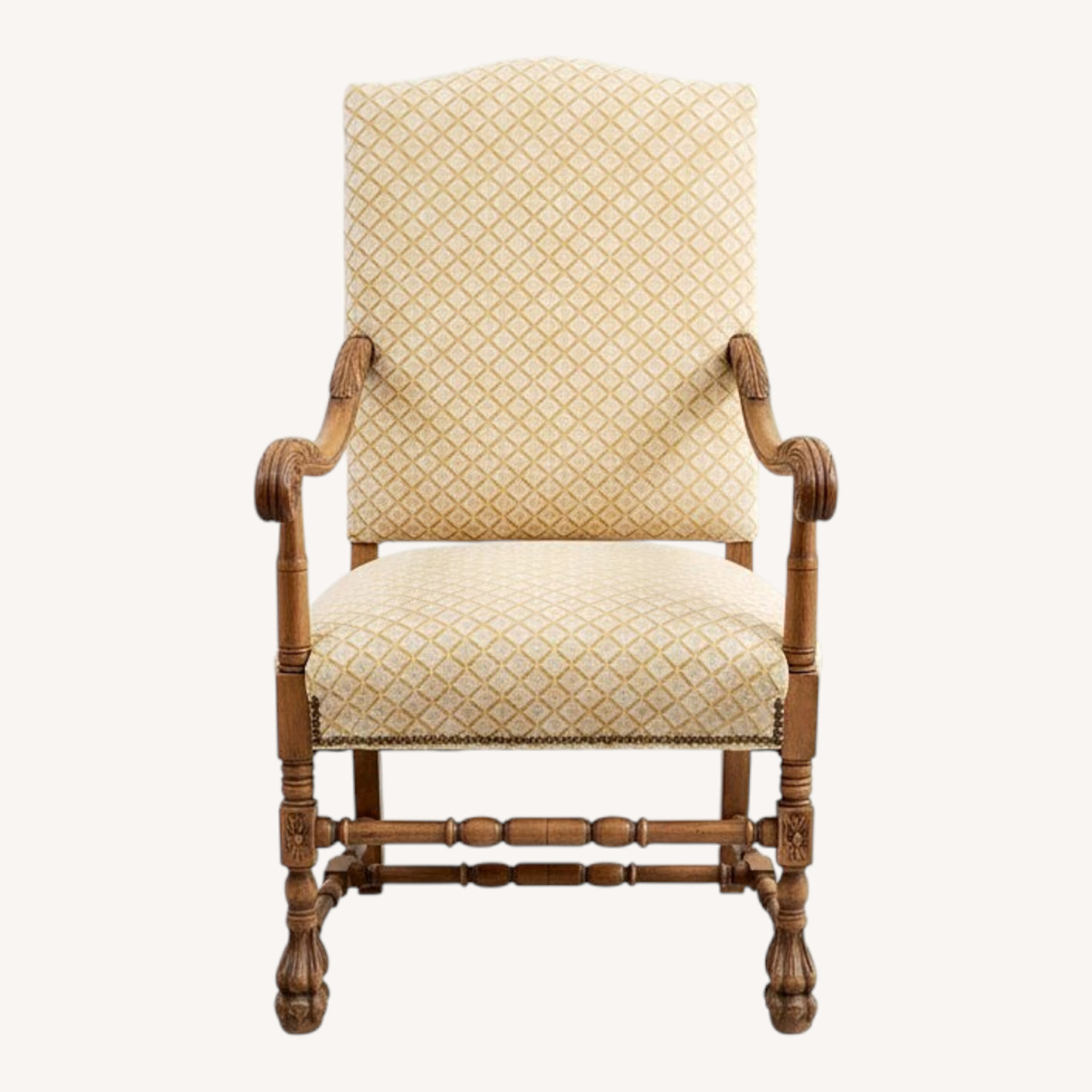 Vintage/Antique Finds Light Brown Accent Chair - image-0