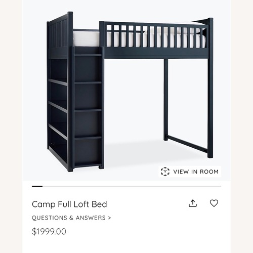 Used Pottery Barn Camp Loft Bed for sale on AptDeco