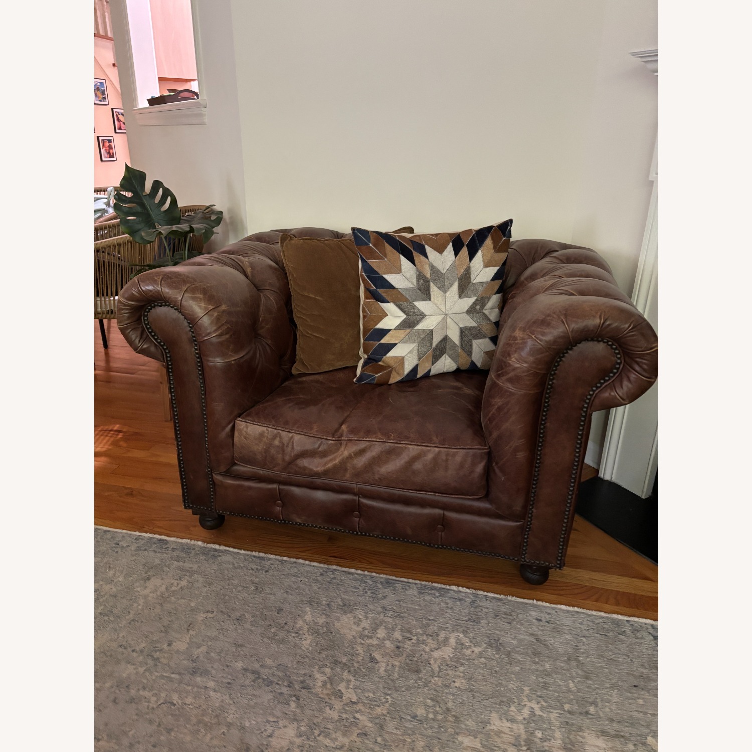 Restoration Hardware Kensington Dark Brown Chairs - image-3