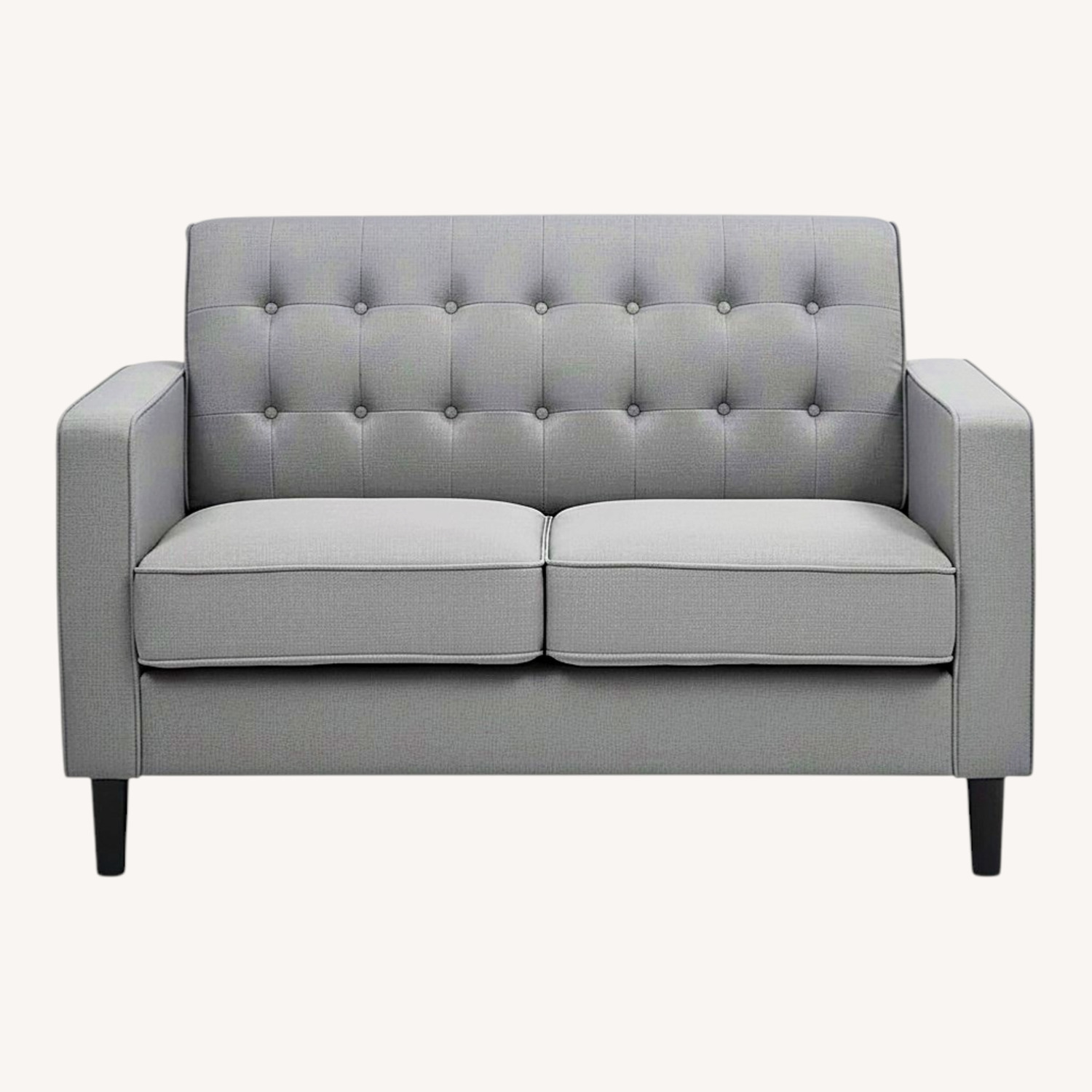 Wayfair Light Gray Fabric 2 Seater Sofa - image-0
