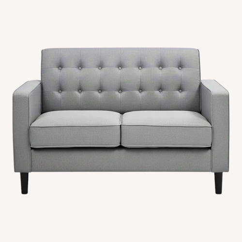 Used Wayfair Light Gray Fabric 2 Seater Sofa for sale on AptDeco