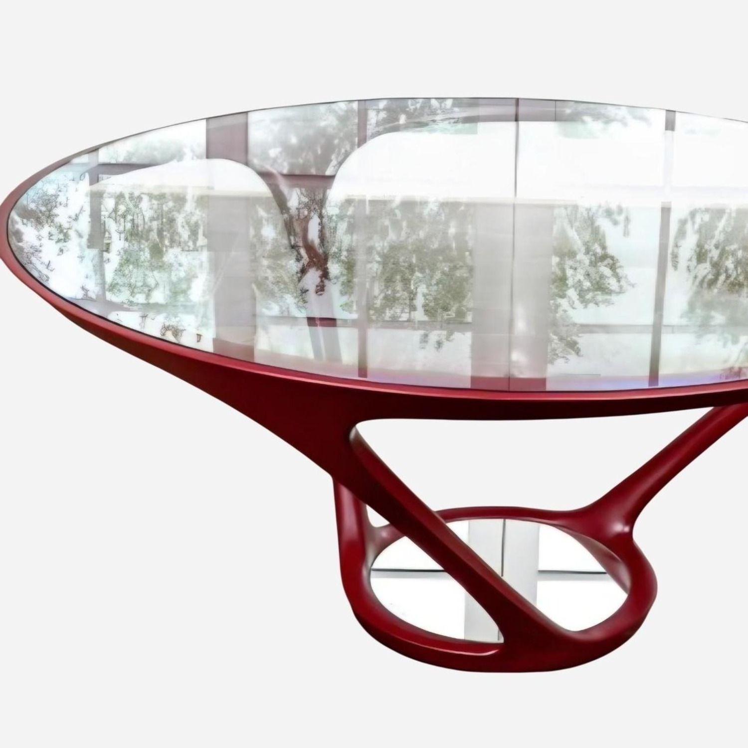 Roche Bobois Ora Ito Red Dining Table - image-5