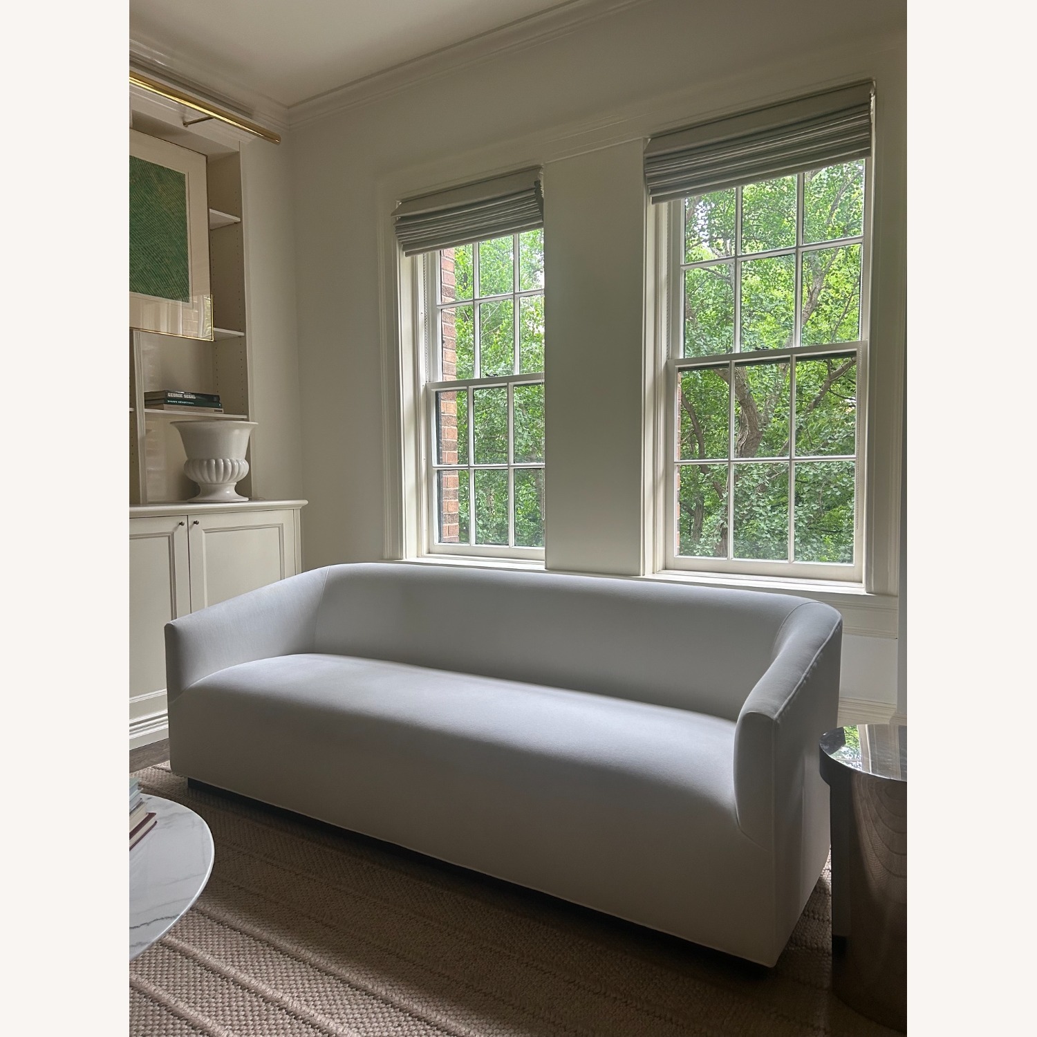 Restoration Hardware 1950s Italian Shelter Arm Sofa - image-5