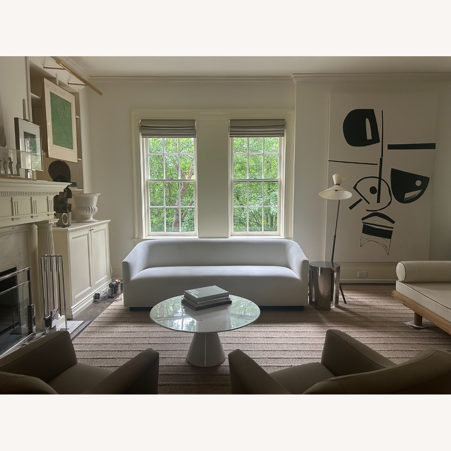 Restoration Hardware 1950s Italian Shelter Arm Sofa - image-2