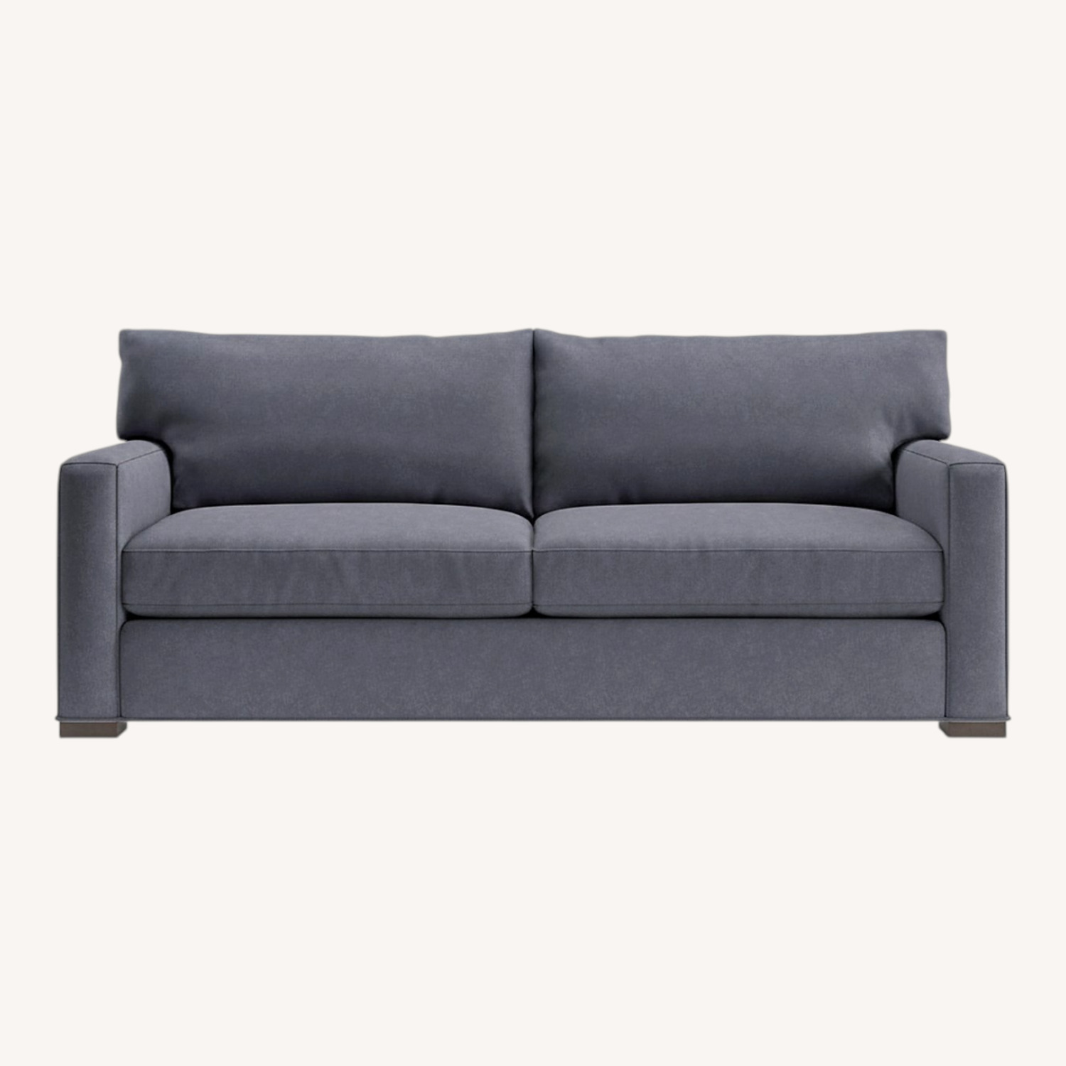 Crate & Barrel Axis Grey Sofa - image-0