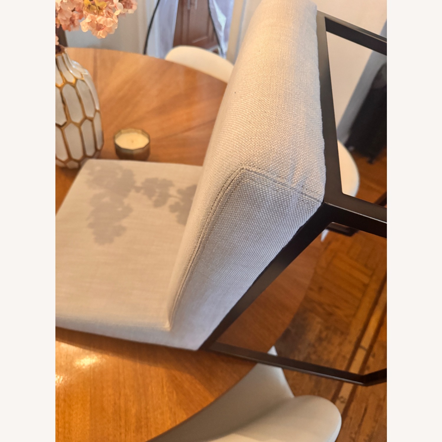 Restoration Hardware Emery Fabric Dining Side Chairs - image-10
