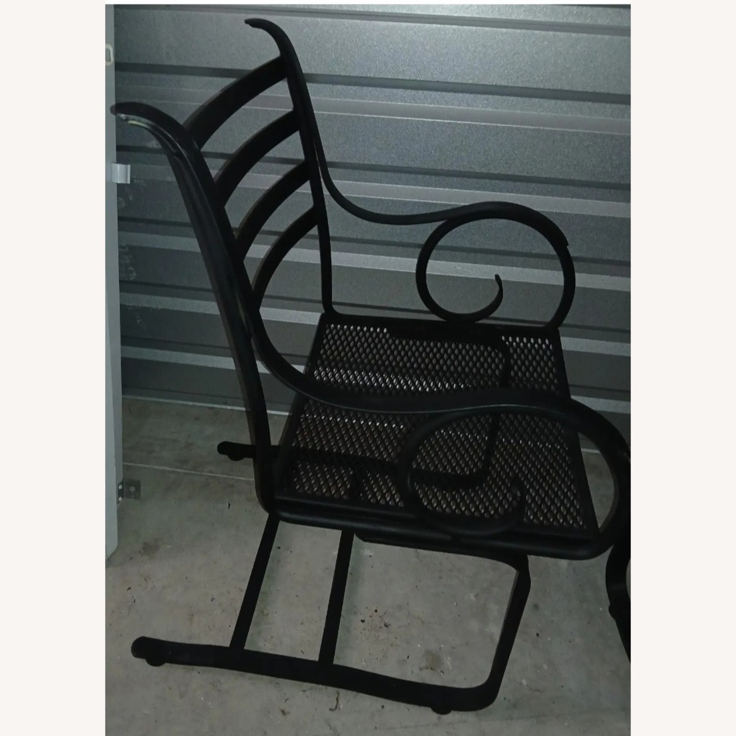 Woodard Wrought Iron Black Patio Furniture - image-2