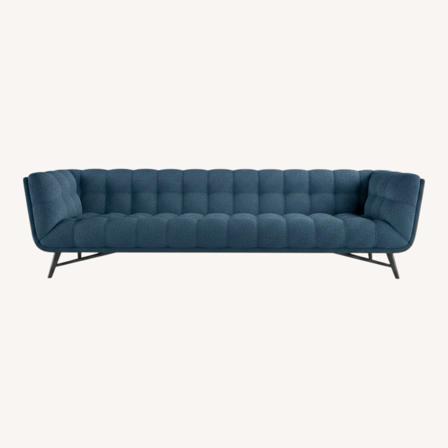 Roche Bobois Profile Sofa – Blue Nuit Velvet - image-0