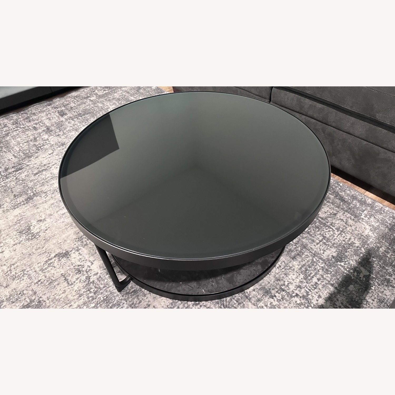 IKEA FRÖTORP Black Marble Coffee Table - image-2