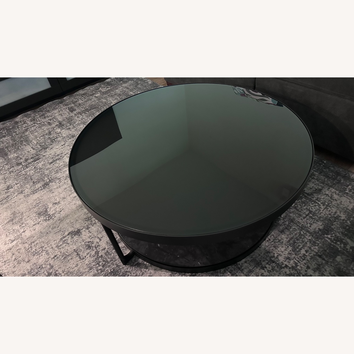 IKEA FRÖTORP Black Marble Coffee Table - image-5