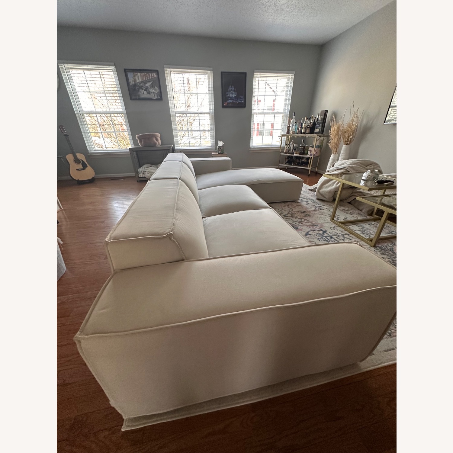 Rove Concepts Porter Sectional in Alesund Felt - image-4