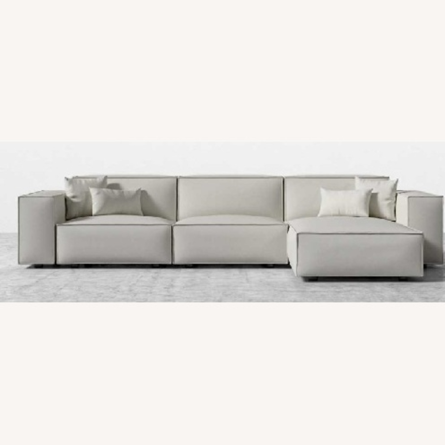 Rove Concepts Porter Sectional in Alesund Felt - image-7