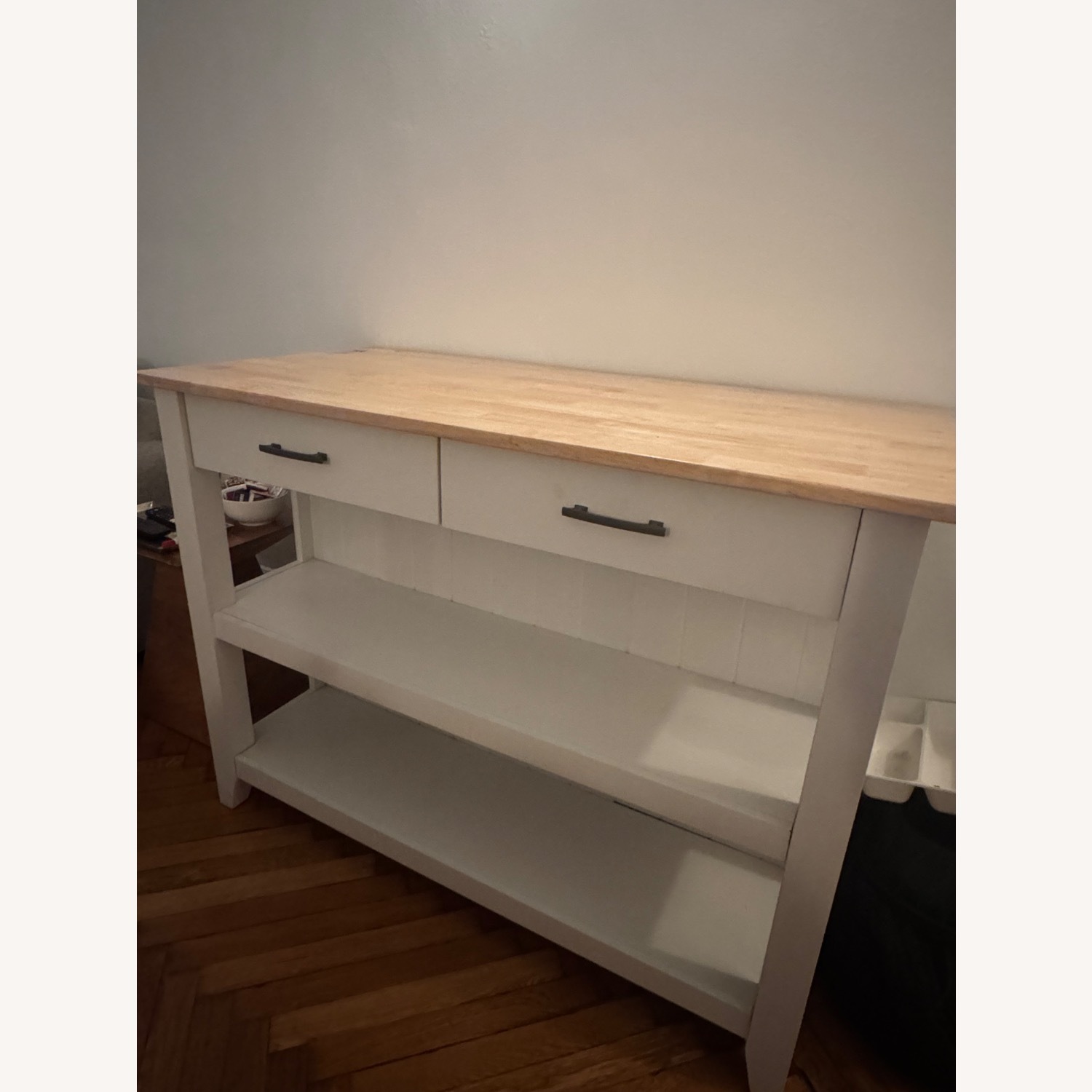 Wayfair Beachcrest Home White Wood Kitchen Island - image-5