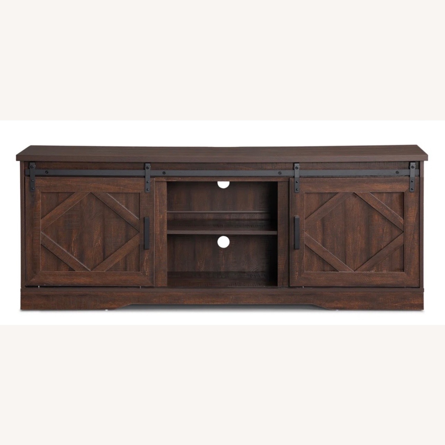 Wayfair Dark Brown Wood Media Storage - image-4