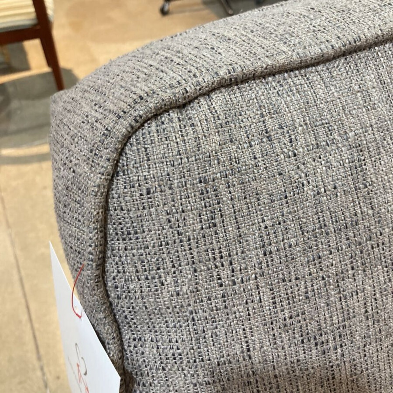 Tweedy Transitional Power Tapered Legs Recliner - image-8