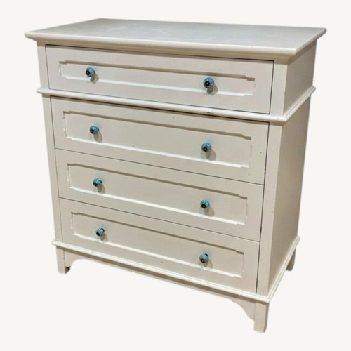 Used 4-Drawer W Decorative Glass Pulls Dresser for sale on AptDeco