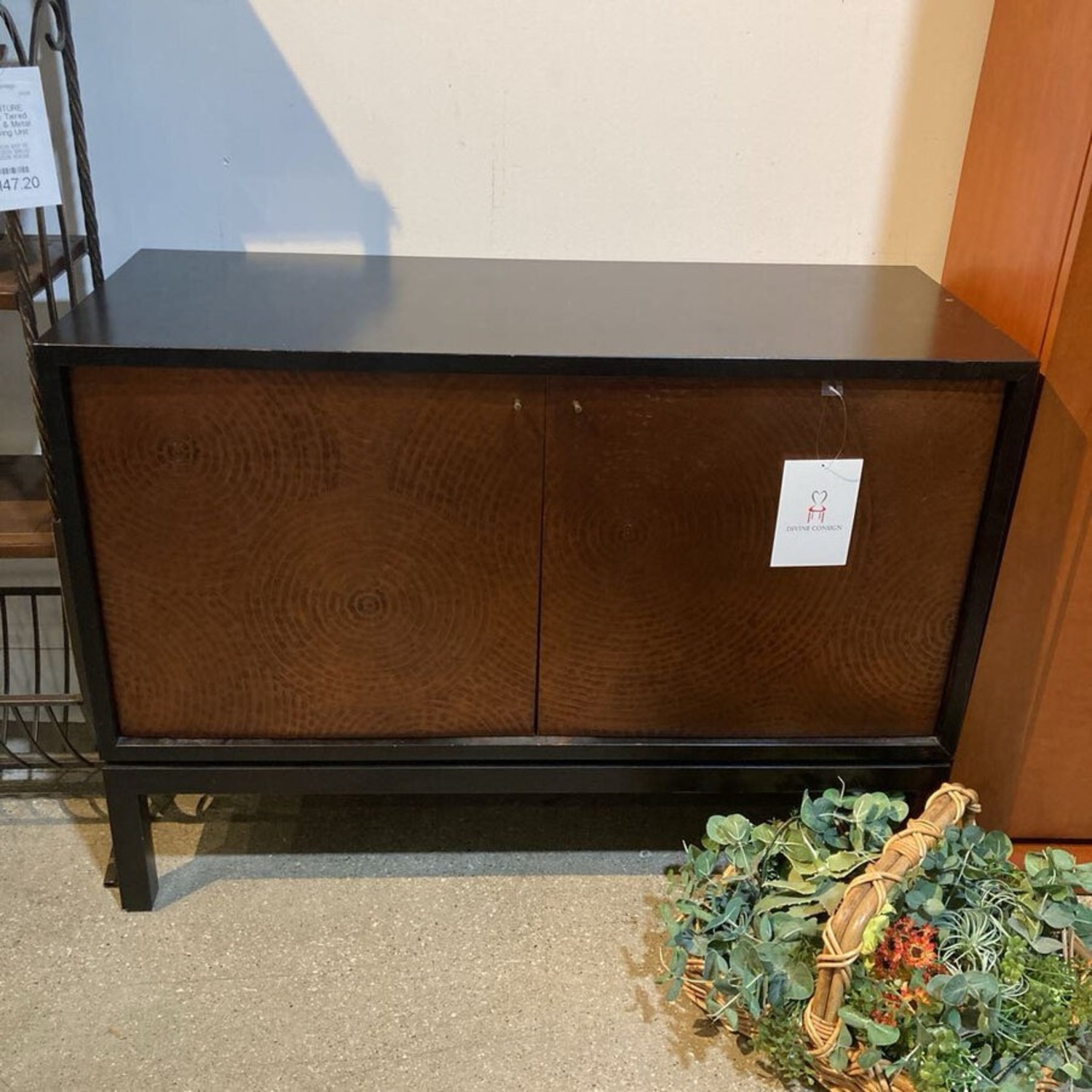 Crate & Barrel Cirque 2-Door Cabinet - image-3