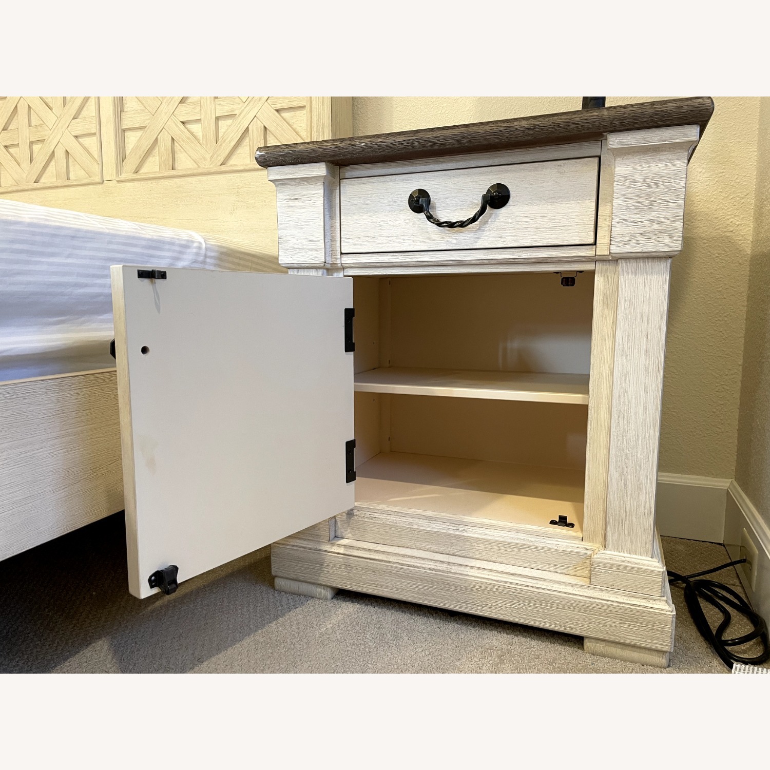 Ashley Furniture Bolanburg White Wood Side Tables - image-4