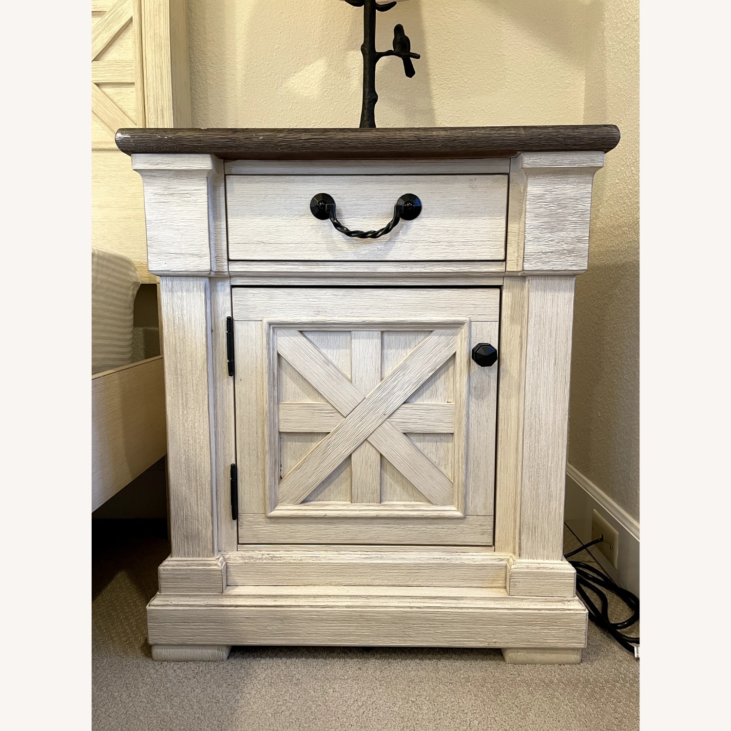 Ashley Furniture Bolanburg White Wood Side Tables - image-2
