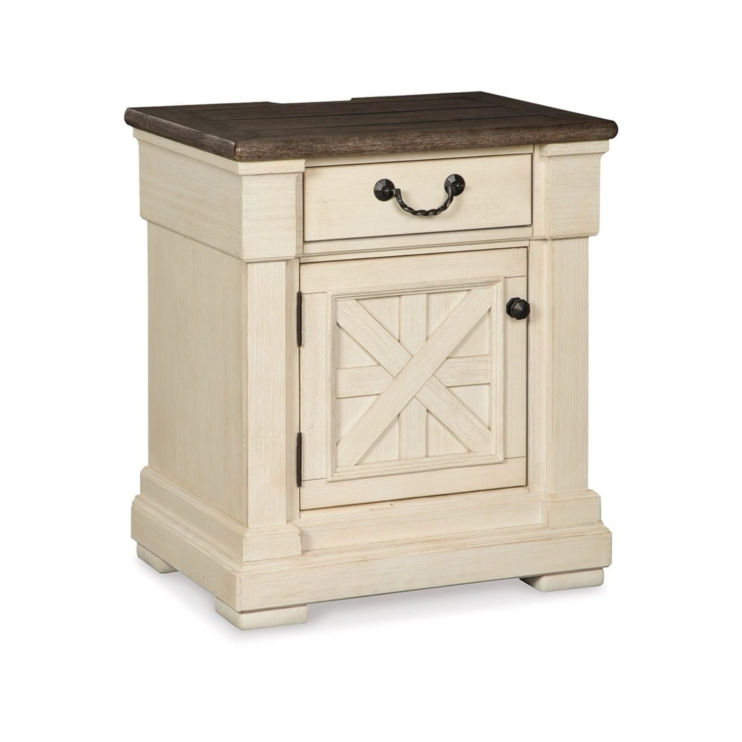 Ashley Furniture Bolanburg White Wood Side Tables - image-1