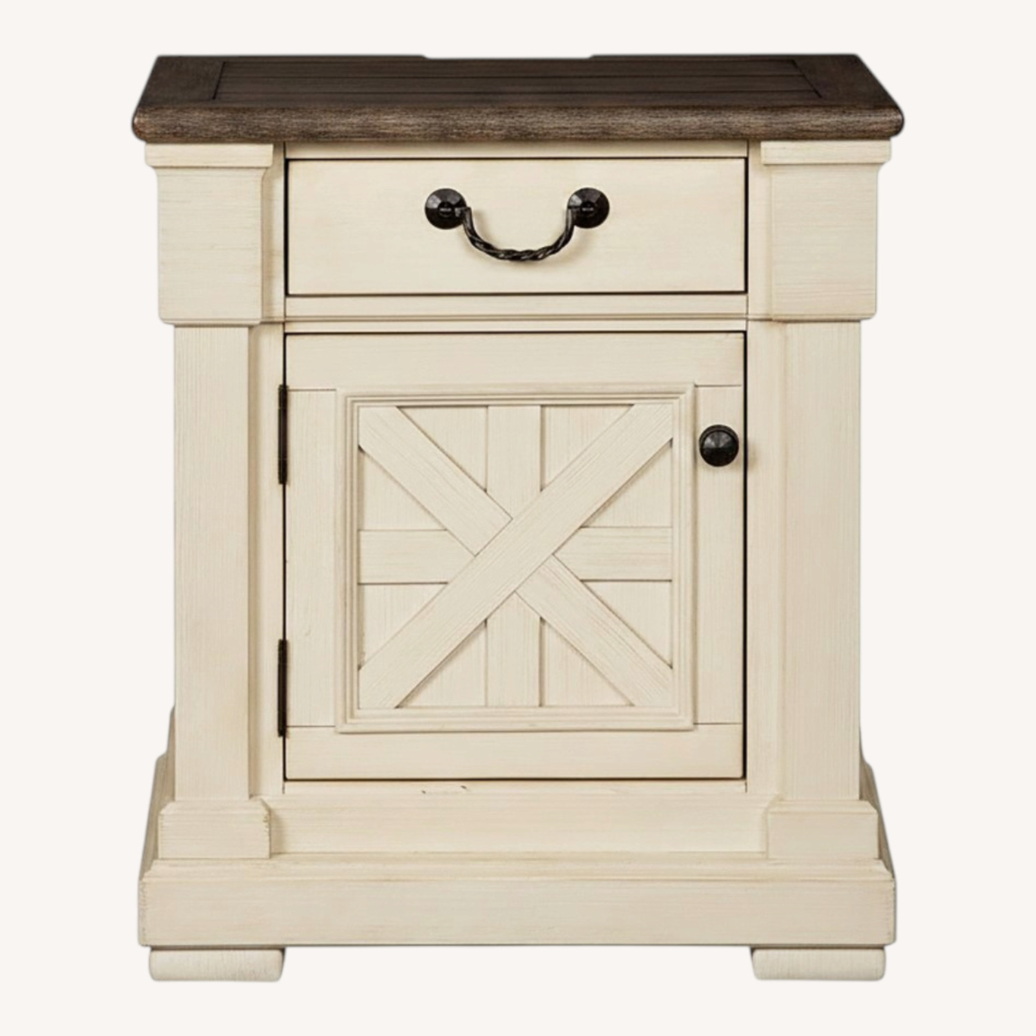 Ashley Furniture Bolanburg White Wood Side Tables - image-0
