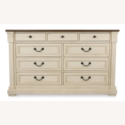 Used Ashley Furniture Bolanburg White Wood Dresser for sale on AptDeco
