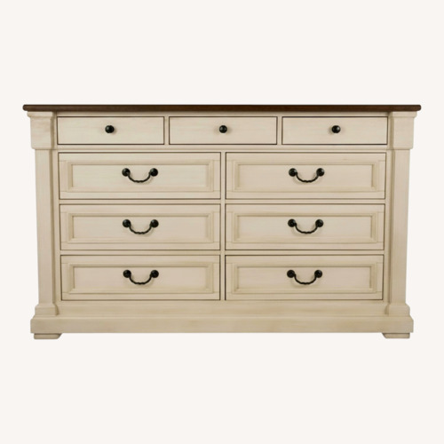 Used Ashley Furniture Bolanburg White Wood Dresser for sale on AptDeco