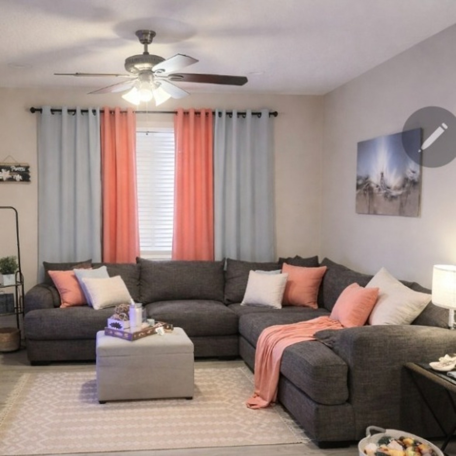 Large L-Shaped Sectional - Cozy & Stylish - image-1