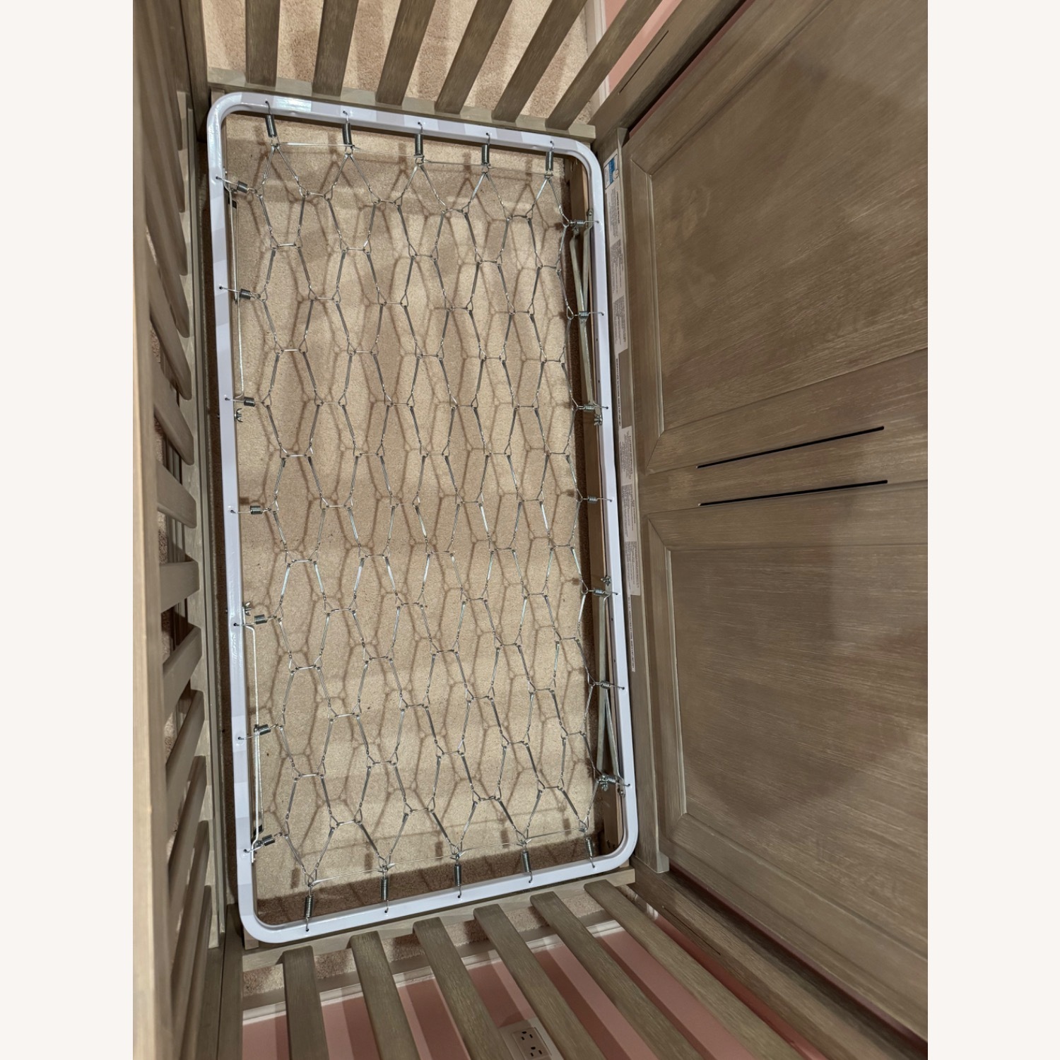 Buy Buy Baby Light Gray Crib - image-6