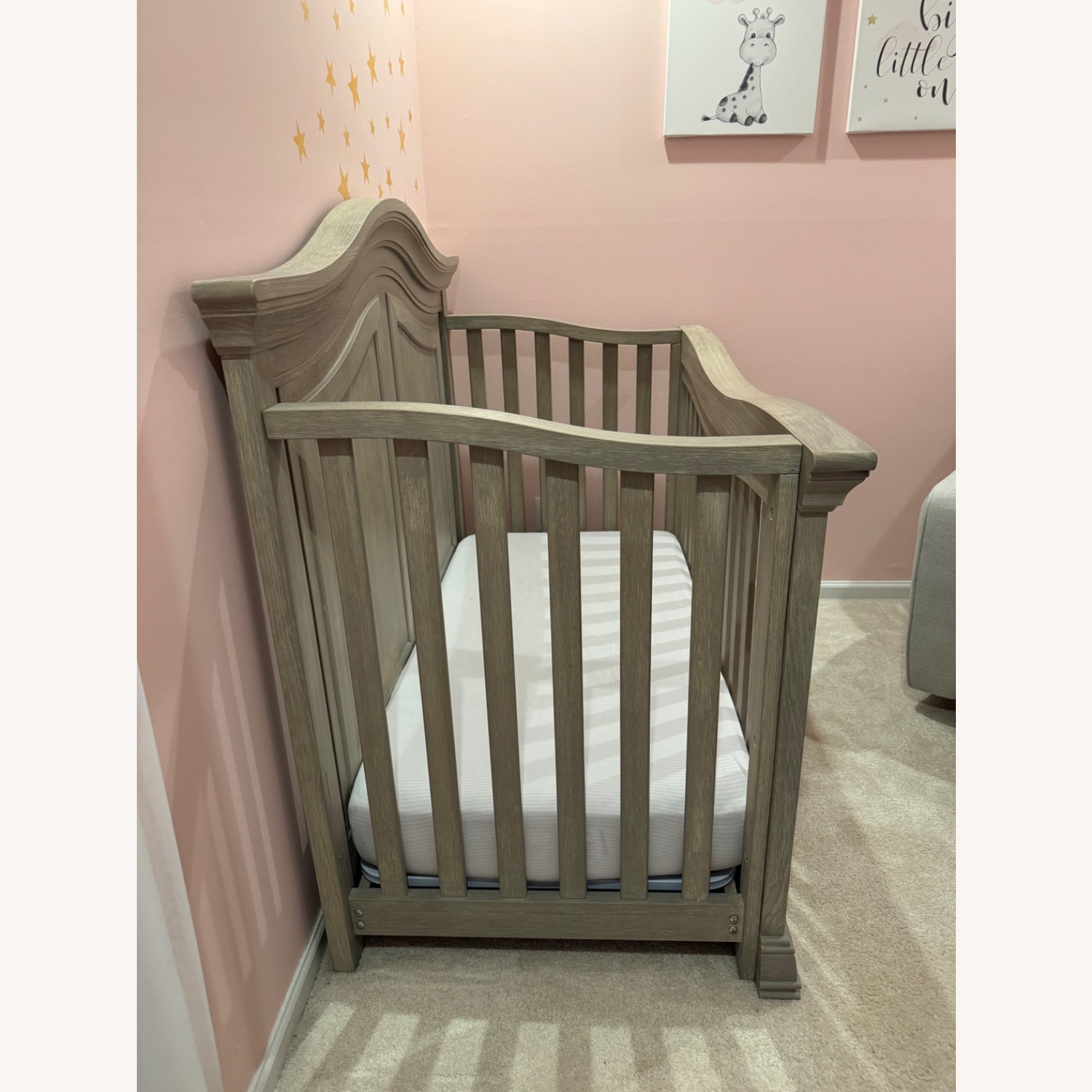 Buy Buy Baby Light Gray Crib - image-3