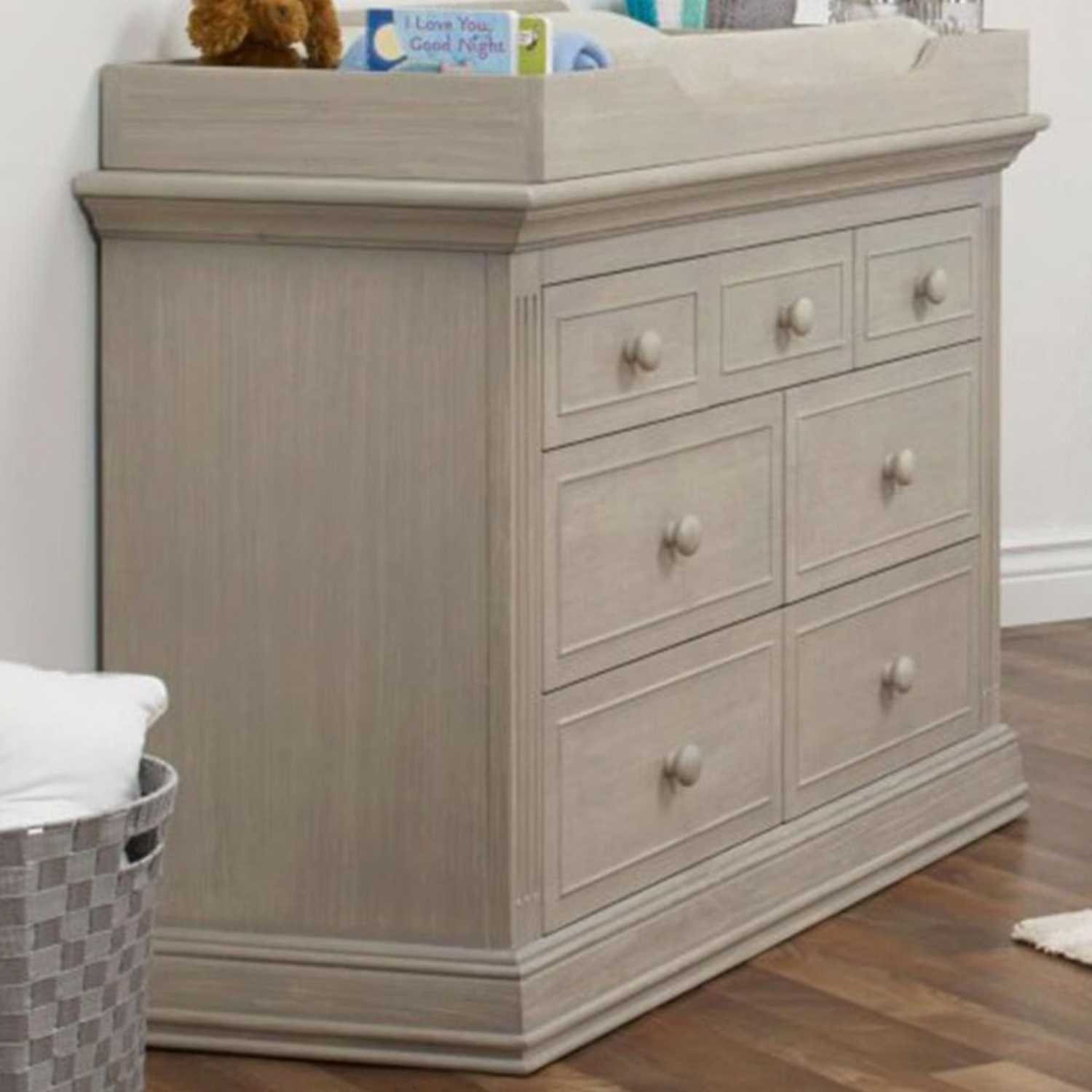 Buy Buy Baby Light Gray Dresser - image-6
