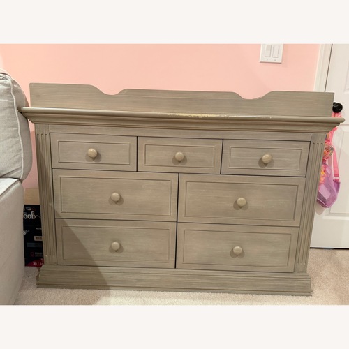 Used Buy Buy Baby Light Gray Dresser for sale on AptDeco