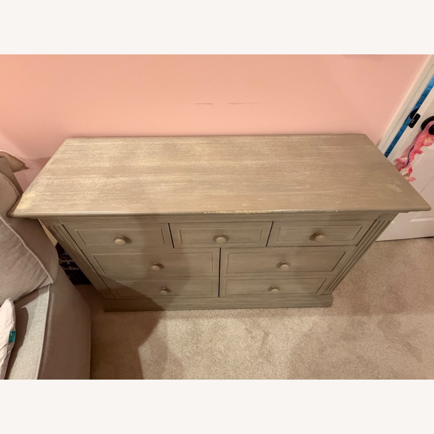 Buy Buy Baby Light Gray Dresser - image-5