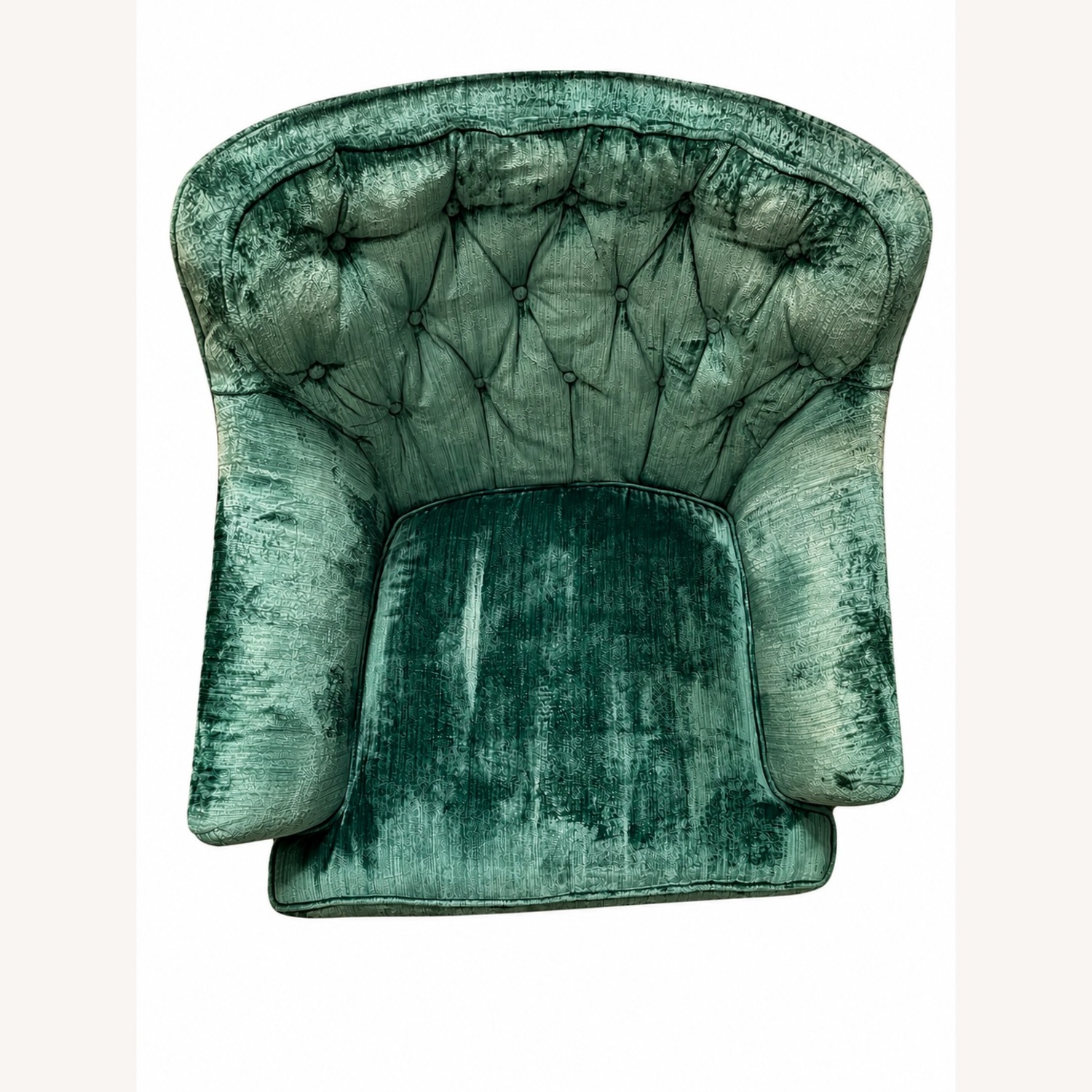 Emerald Crushed Velvet Lounge Chair - Original - image-11