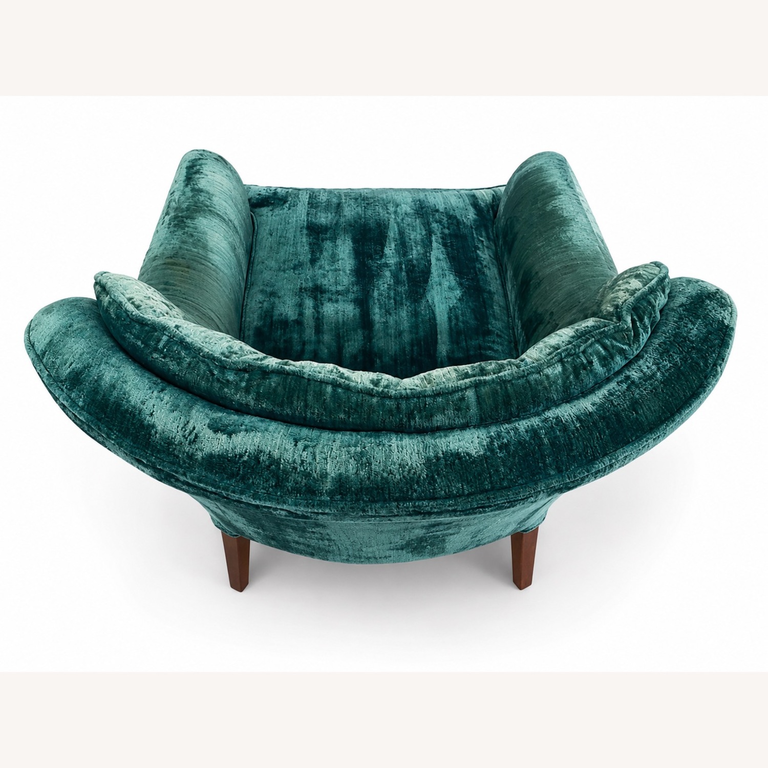 Emerald Crushed Velvet Lounge Chair - Original - image-10