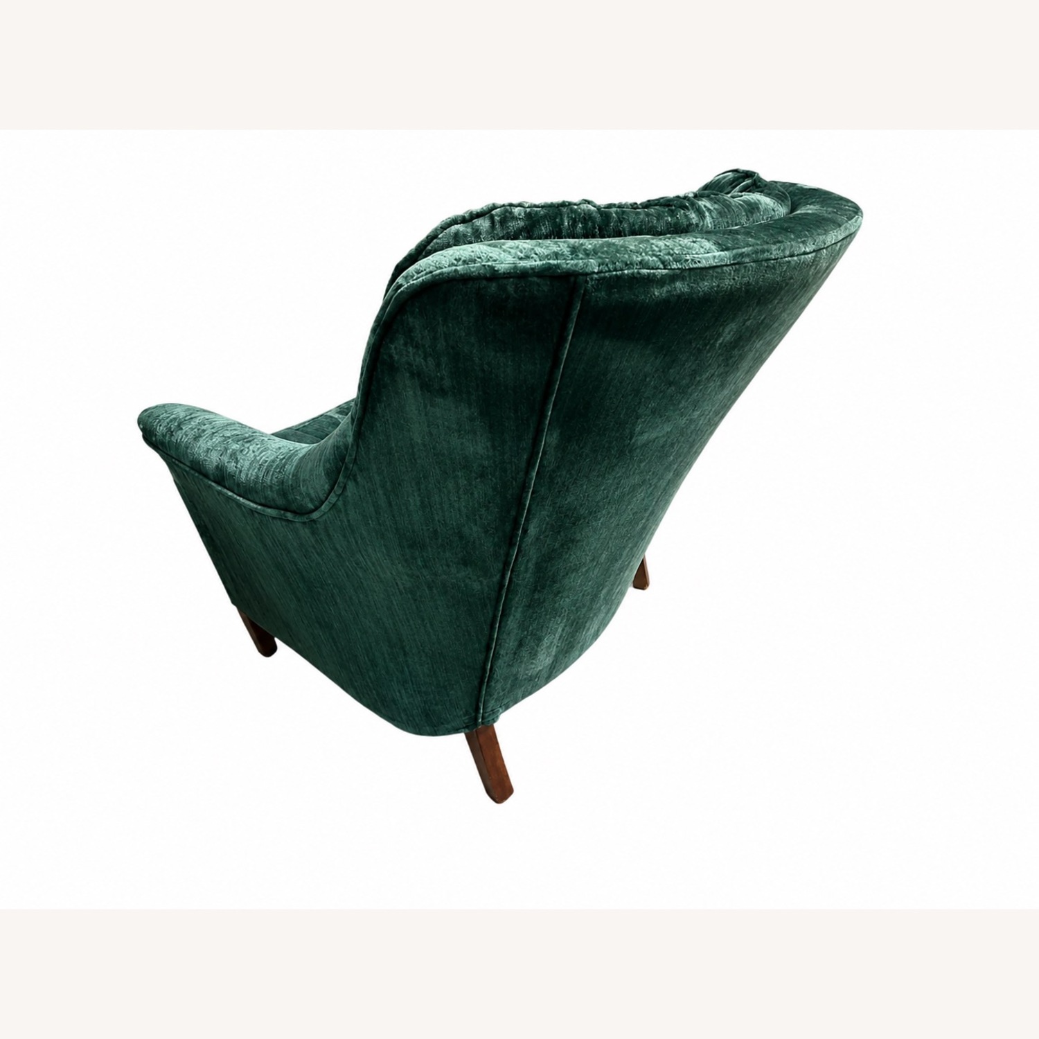 Emerald Crushed Velvet Lounge Chair - Original - image-6